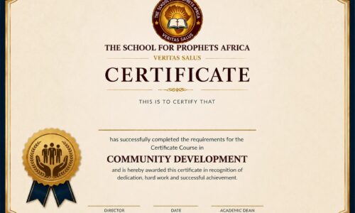 Certificate in Community Development